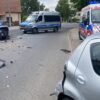 Zderzenie dwóch samochodów na ulicy Wróblewskiego w Opolu. (Zdjęcia)
