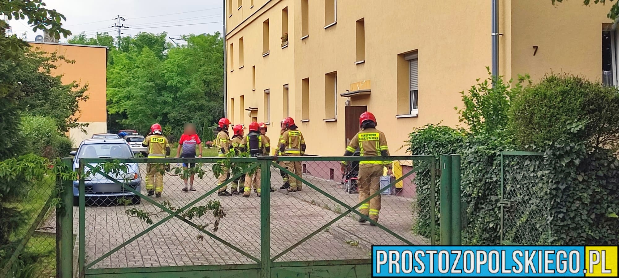 Wyczuwalny zapach gazu na klatce schodowej na ul.Tatrzańskiej w Opolu. Na miejscu wszystkie służby ratunkowe.(Zdjęcia&Wideo)