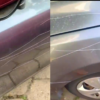 Uszkodzony samochód na jednym z osiedli w Opolu. Właściciel w tym czasie był na służbie. (Wideo)
