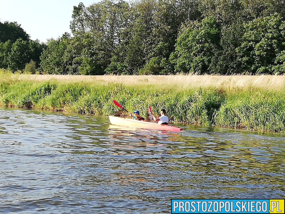 Pijany ociec z dzieckiem na spływie kajakowym - kajak wywrócił się. Mężczyzna miał 2 promile alkoholu.