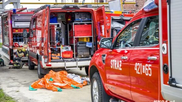 Rozszczelnienie instalacji amoniaku na terenie Zakładów Azotowych w Kędzierzynie Koźlu.