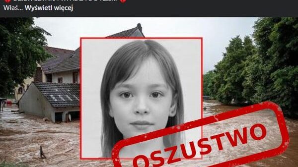 Przestrzegamy przed oszustwem na sensacyjny post o dziewczynce porwanej przez wodę.