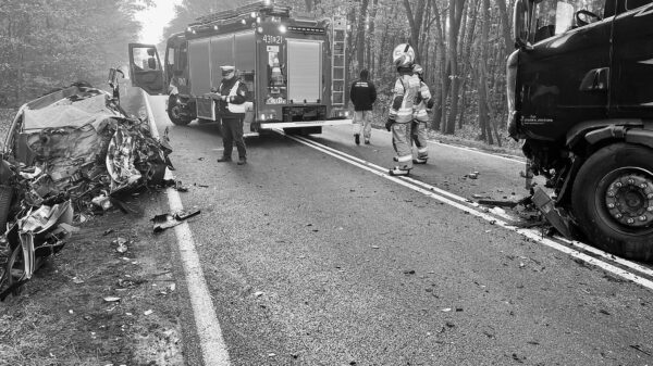 Tragedia na DK 11 pomiędzy miejscowościami Bąków a Ligota Górna.(Zdjęcia)