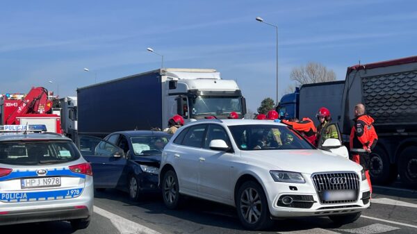 Wypadek na obwodnicy Opola. Dwie osoby poszkodowane