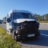 Bus wjechał w naczepę ciężarówki na autostradzie A4. (Zdjęcia)