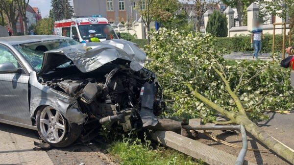 W niedziele 21 lipca przed godziną 14 na ul. Robotniczej w Brzegu doszło do niebezpiecznego zdarzenia drogowego , gdzie 46-letni