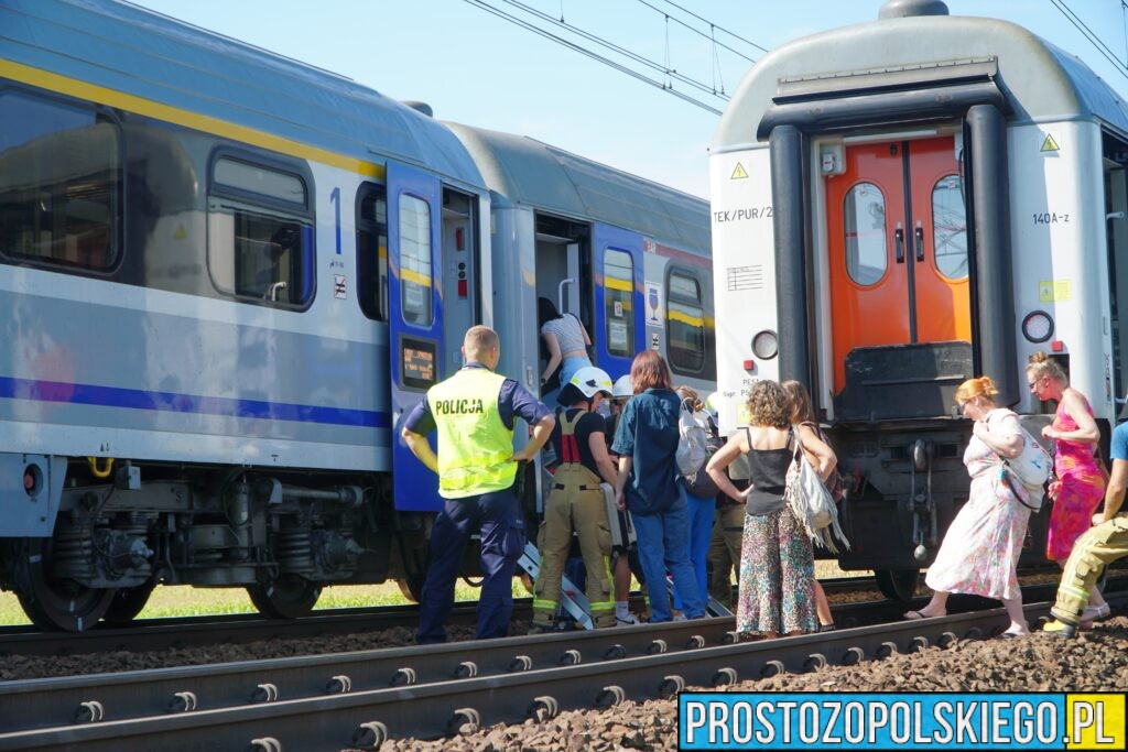 pożar lokomotywy, pożar pociągu, pożar na pkp, pożar ICC, pożar pociągu, pożar,