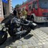 50-latek kierujący motocyklem przewrócił się na ul. Ozimskiej w Opolu.