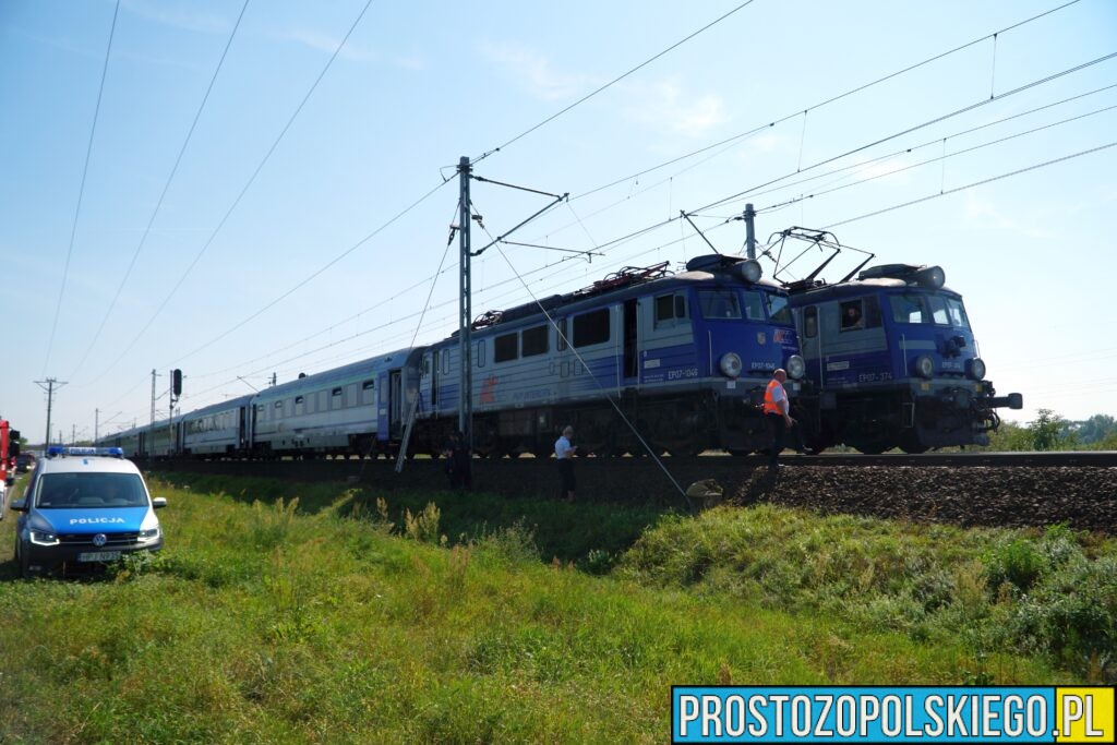 pożar lokomotywy, pożar pociągu, pożar na pkp, pożar ICC, pożar pociągu, pożar,