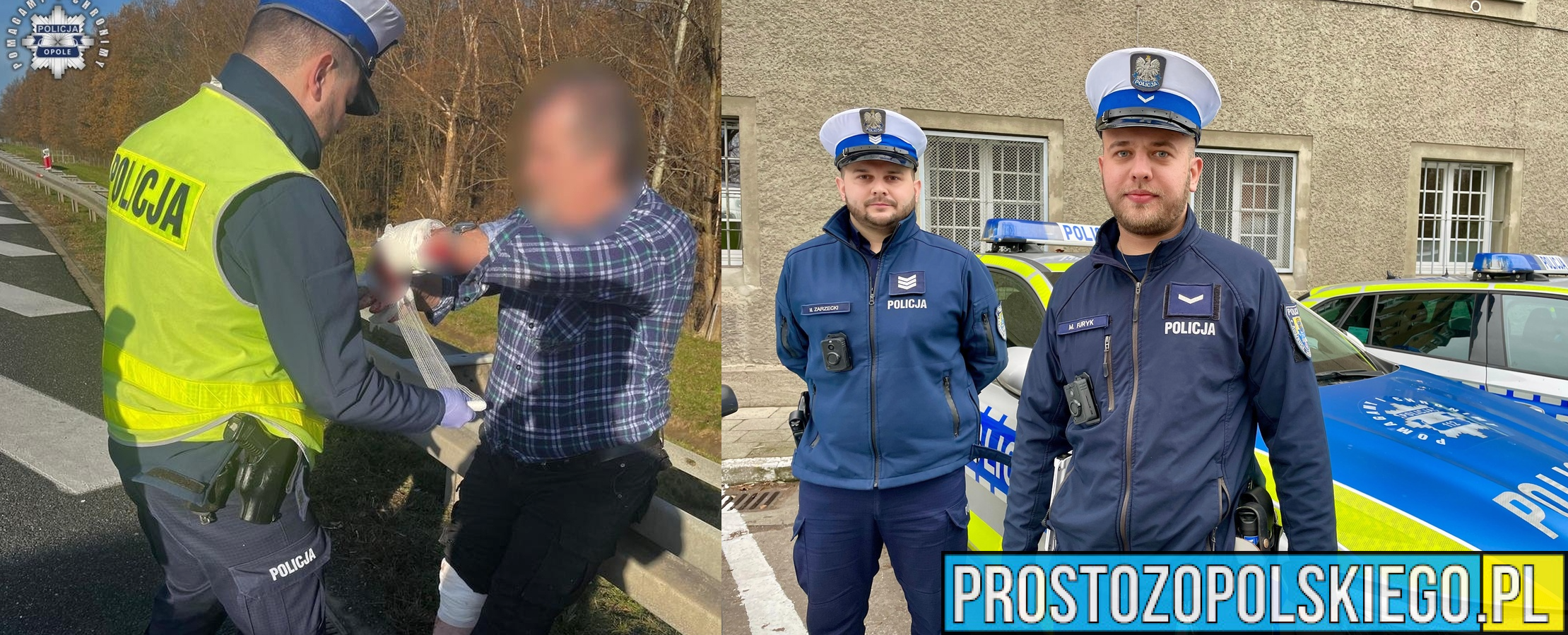 Policjanci udzielili pomoc przedmedycznej i uratowali życie 65-latkowi .(Zdjęcia)