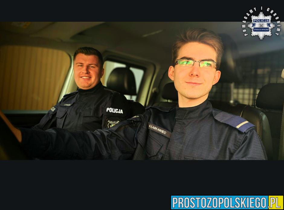 „Nawet z narażeniem życia...” – strzeleccy policjanci uratowali życie 53-latka,który w domu rozpalił grilla.