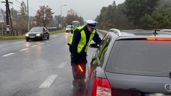 37-letni kierowca audi zatrzymany pod wpływem narkotyków w Otmuchowie.