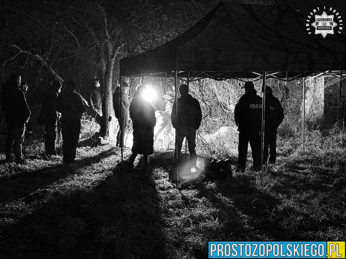 Policjanci wyjaśniają okoliczności śmierci mężczyzny w powiecie krapkowickim.(Foto)