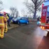 Zderzenie samochodu dostawczego z osobowym na ul. Krzanowickiej w Opolu.(Foto&Wideo)