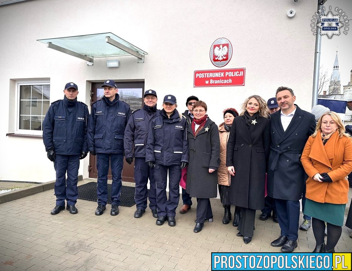 Uroczyste otwarcie nowego Posterunku Policji w Branicach