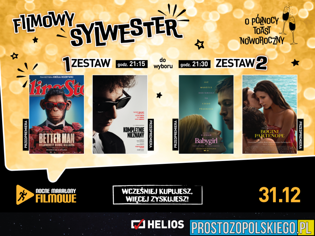 Filmowe zakończenie roku – najgorętsze premiery w Heliosie!