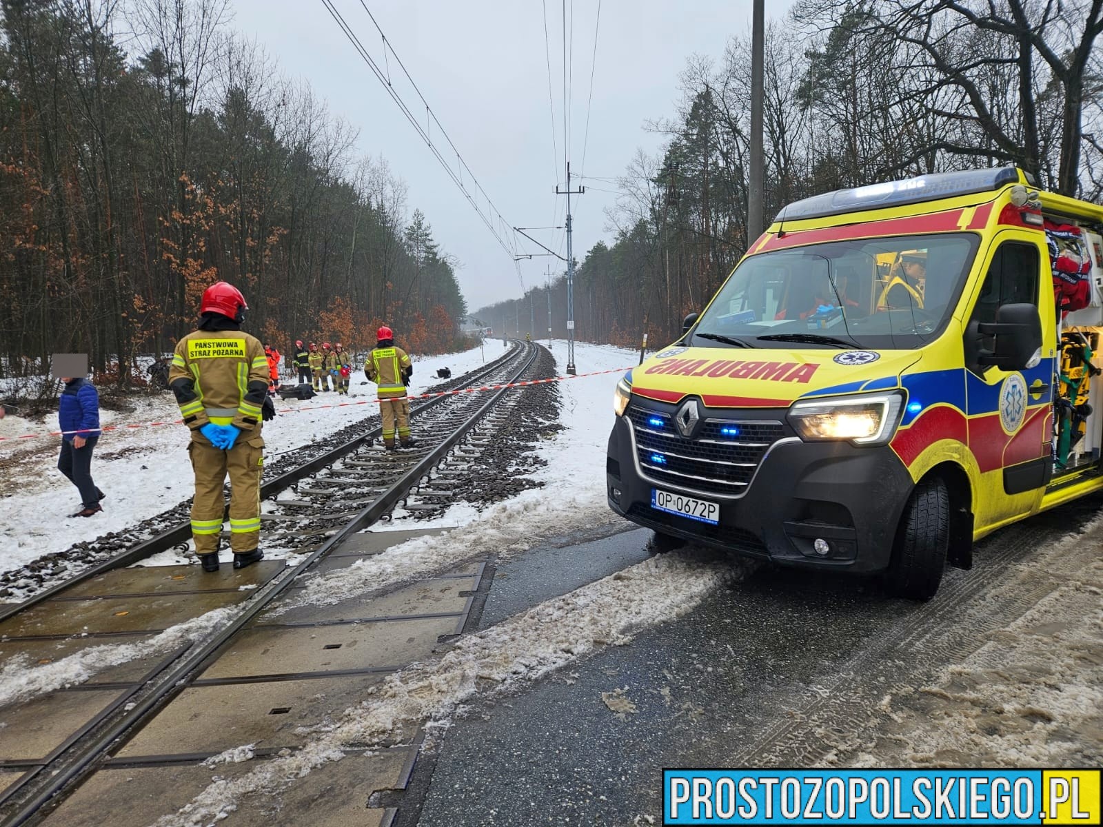 wypadek, zderzenie z pociągiem, wjechał pod pociąg, zderzenie z pociągiem, zderzenie na przejeśdzie, wypadek na przejeździe PKP, zderzenie z pociągiem na przejeździe, bezpieczny przejazd, 