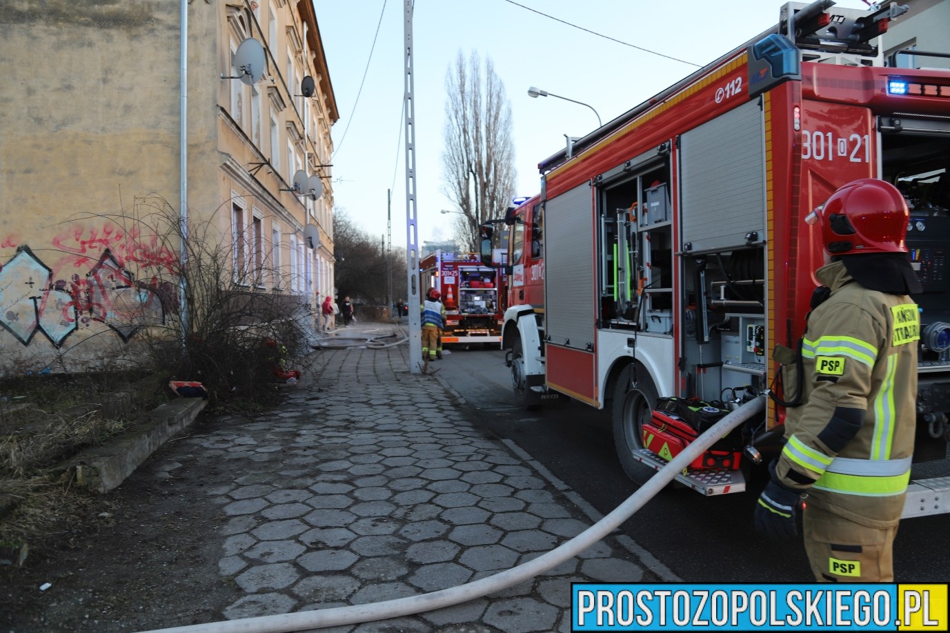 pożar mieszkania, pożar mieszkania Opole, prostozopolskiego, wiadomości Opole, wiadomości Opolskie,