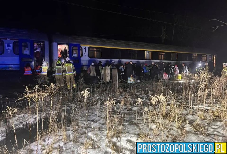 Ewakuacja 450 pasażerów. Awaria pociągu Intercity Matejko