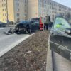 Wypadek na ul. Armii Krajowej w Opolu. Autem jechała kobieta z dzieckiem