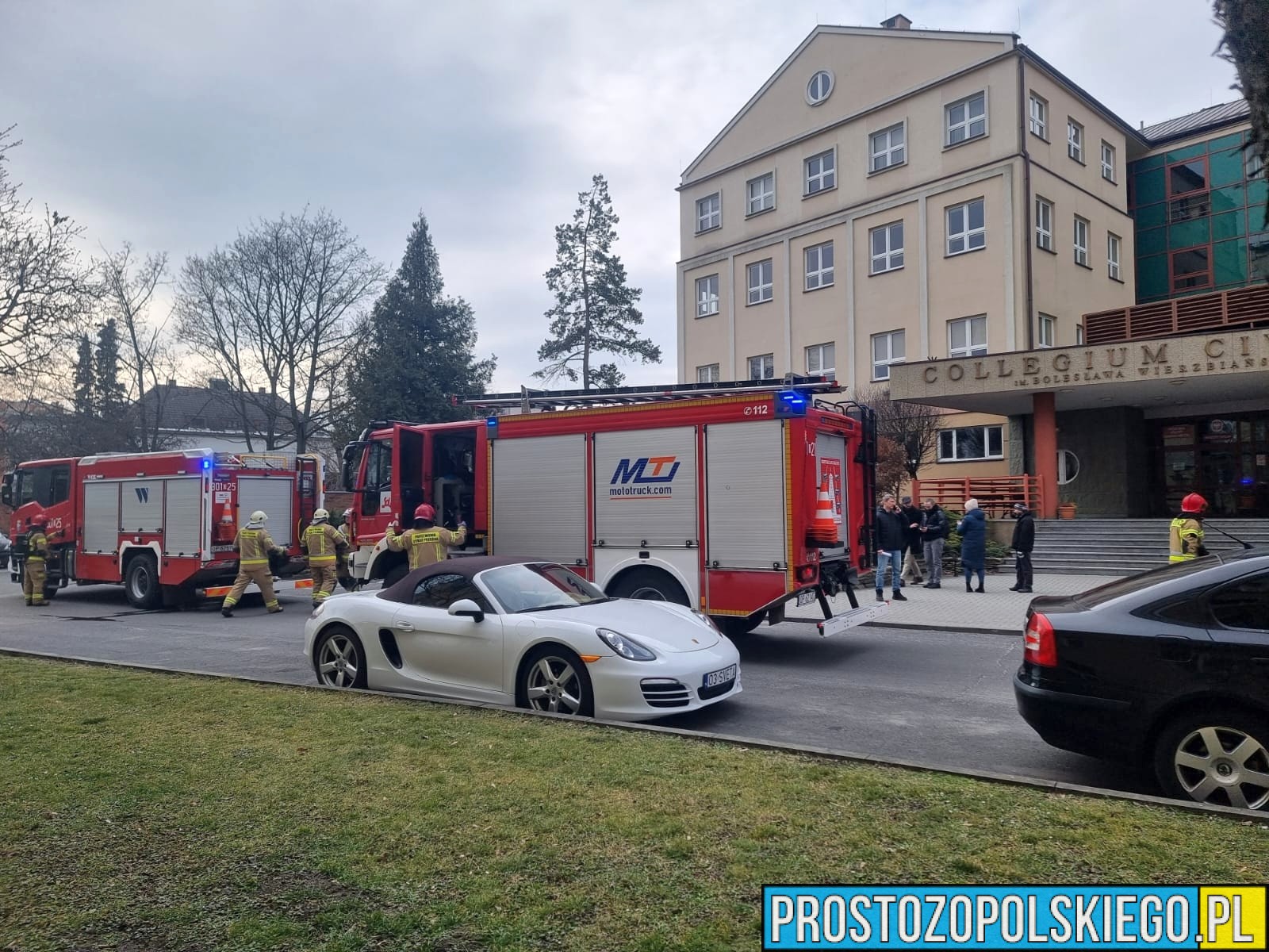 Strażacy interweniowali na kampusu Uniwersytetu Opolskiego. Co się stało ?