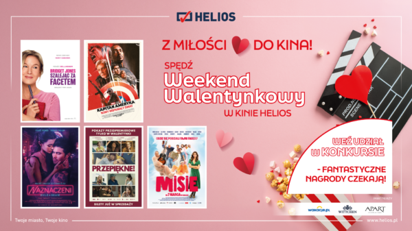 Filmowe Walentynki w Kinie Helios + Konkurs