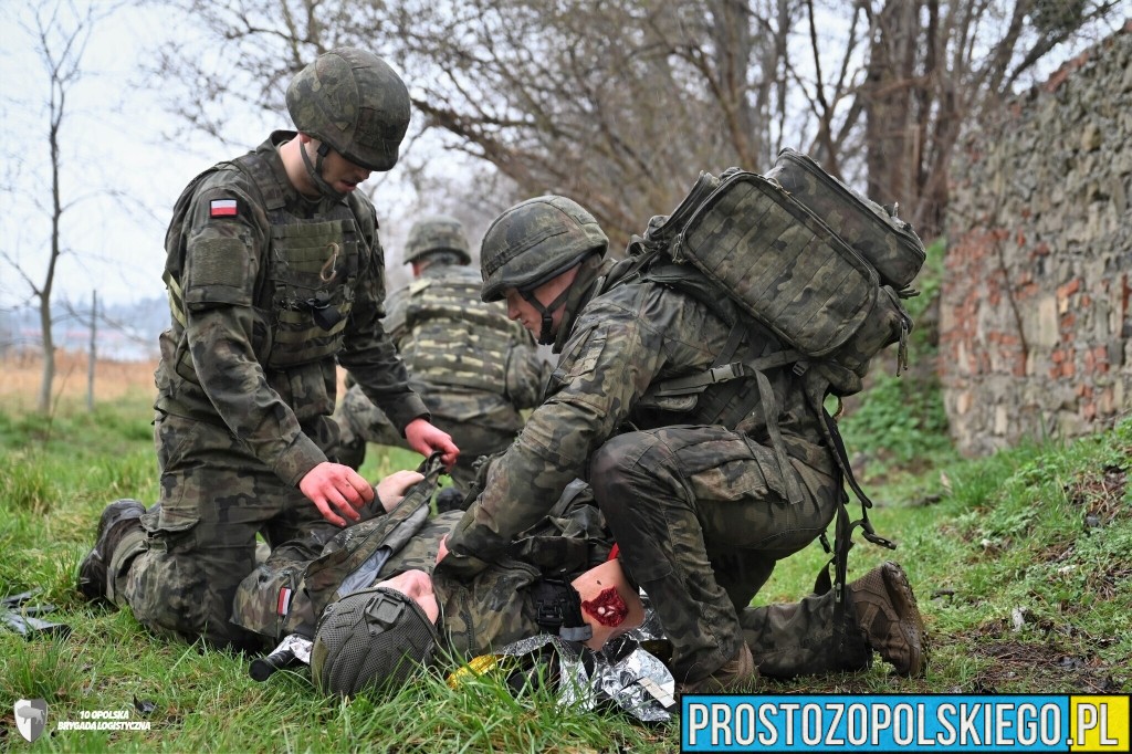 Szkolenie wojskowe, wojsko, ćwiczeia wojskowe, Czterodniowe szkolenie Combat Lifesaver,  10 Opolską Brygadę Logistyczną,18 Dywizją Zmechanizowaną, 6 Mazowiecką Brygadą Obrony Terytorialnej, 