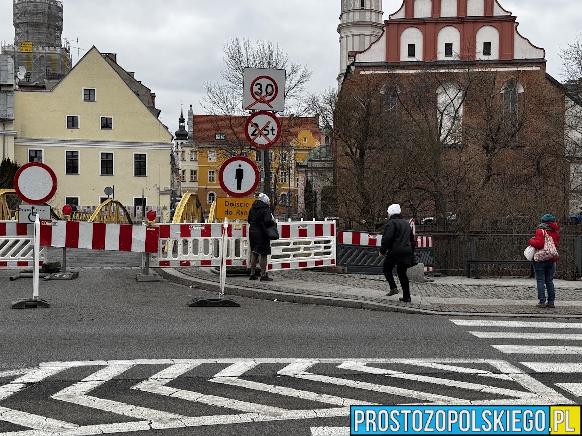 Zamknięty Most Zamkowy w Opolu. Remont potrwa siedem miesięcy