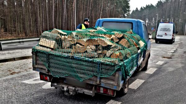 Przeładowany "dostawczak" wyeliminowany z drogi przez inspektorów z WITD